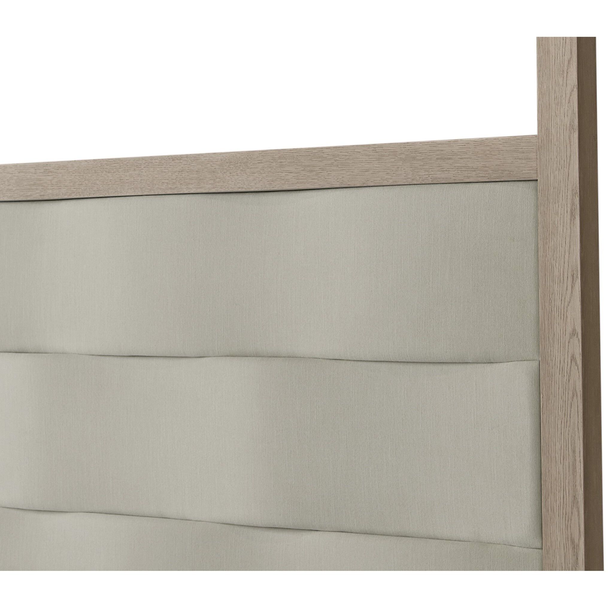 Hoyos Topaz Beige Canopy Bed, King